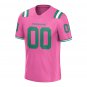 Custom Unisex Pink Football Jersey Athletic Shirt For Adult and Youth