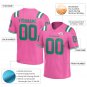 Custom Unisex Pink Football Jersey Athletic Shirt For Adult and Youth