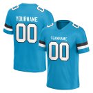 Custom Men's and Women's Panther Blue Football Jersey Athletic Shirt For Youth
