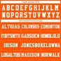 Custom Orange Football Jersey Player Fans Team Uniforms For Adult Youth