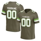Custom Adult and Youth Olive Football  Football Jersey Athletic Shirt