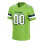 Custom Neon Green Football Jersey Athletic Shirt For Adult Youth   Unisex