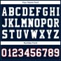 Custom Navy Football Jersey Player Fans Team Uniforms For Adult Youth