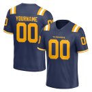 Custom Navy Football Jersey Athletic Shirt For Unisex Adult and Youth