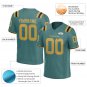 Custom Midnight Green Football Jersey Athletic Shirt For Adult Youth