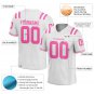Custom Medium White Football Jersey Athletic Shirt For Adult Youth