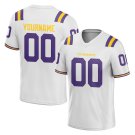 Custom Light White Football Jersey Athletic Shirt For Adult Youth Unisex