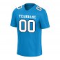 Custom Light Blue Football Jersey Player Fans Team Uniforms For Adult and Youth