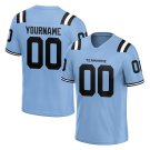 Custom Light Blue Football Jersey Athletic Shirt For Adult Youth