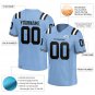 Custom Light Blue Football Jersey Athletic Shirt For Adult Youth