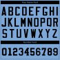 Custom Light Blue Football Jersey Athletic Shirt For Adult Youth
