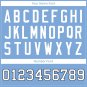 Custom Light Blue Football Jersey Athletic Shirt For Adult Youth