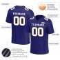 Custom Indigo Football Jersey Player Fans Team Uniforms For Adult Youth