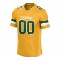Custom Gold Football Jersey Athletic Shirt For Adult Youth