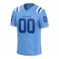 Custom Electric Blue Football Jersey Athletic Shirt For Adult Youth