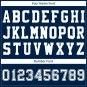 Custom Denim Blue Football Jersey Player Fans Team Uniforms For Adult