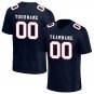 Custom Deep Blue Football Jersey Player Fans Team Uniforms For Adult Youth
