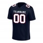 Custom Deep Blue Football Jersey Player Fans Team Uniforms For Adult Youth