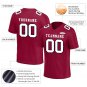 Custom Dark Red Football Jersey Player Fans Team Uniforms For Adult Youth