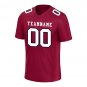 Custom Dark Red Football Jersey Player Fans Team Uniforms For Adult Youth