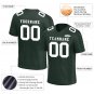Custom Dark Green Football Jersey Player Fans Team Uniforms For Adult Youth