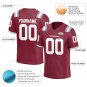 Custom Crimson Football Jersey Athletic Shirt For Adult Youth Unisex
