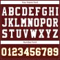 Custom Burgundy Football Jersey Player Fans Team Uniforms For Adult Youth