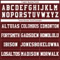 Custom Burgundy Football Jersey Player Fans Team Uniforms For Adult Youth