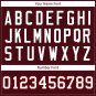 Custom Burgundy Football Jersey Athletic Shirt For Adult Youth