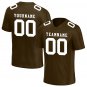 Custom Brown Football Jersey Player Fans Team Uniforms For Adult Youth