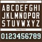 Custom Brown Football Jersey Athletic Shirt For Adult Youth