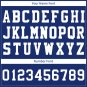 Custom Blue Football Jersey Player Fans Team Uniforms For Adult and Youth