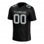 Custom Black Gray Football Jersey Player Fans Team Uniforms For Adult  Youth
