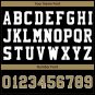 Custom Black Glod Football Jersey Player Fans Team Uniforms For Adult  Youth