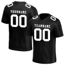 Custom Black Football Jersey Player Fans Team Uniforms For Adult Youth