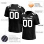 Custom Black Football Jersey Player Fans Team Uniforms For Adult Youth
