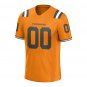 Custom Bay Orange Football Jersey Athletic Shirt For Adult Youth Unisex
