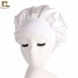 Women Satin Night Sleep Cap Hair Bonnet Hat Silk Head Cover Wide Elastic Band