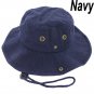Boonie Bucket Hat Cap 100% Cotton Fishing Hunting Safari Summer Military Men Sun Cap