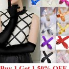 Women's Satin Long Gloves Opera Wedding Bridal Evening Party Prom Costume Glove