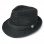 Light Weight Mesh Fedora hat Porkpie Summer Classic Trilby Cuban Beach Sun Cap