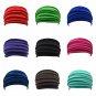 2pcs Elastic Stretch Wide Head band Hairband Running Yoga Turban Women Head mask