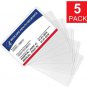 5-Pack Medicare Holder Protector Sleeves Clear PVC For Credit Card Business Card