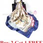 Women's Horse Hijab Scarf Silk Satin Headscarf Shawl Scarfs 35" head Wrap durag