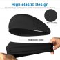 4Pcs Men Women Stretch Sports Headband Stretch Yoga Gym Hair Band Wrap Sweatband