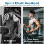 4Pcs Men Women Stretch Sports Headband Stretch Yoga Gym Hair Band Wrap Sweatband