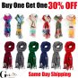 New SOLID 100%CASHMERE winter SCARF High Quality MADE IN SCOTLAND SOFT unisex