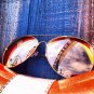 Flat Top Flare Lens Aviator Women Sunglasses GOLD ROSE PINK Style Ban SHADZ
