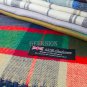 Winter Unisex 100% Cashmere Plaid Scotland Made Solid Striped Scarves Wool Scarf