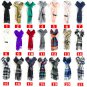 Winter Unisex 100% Cashmere Plaid Scotland Made Solid Striped Scarves Wool Scarf